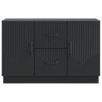 vidaXL Servírovacia skriňa Čierna 89 x 34,5 x 57 cm Kompozitné drevo – Obrázok 6
