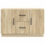 vidaXL Servírovacia skriňa so zásuvkou Dub sonoma 89 x 34,5 x 57 cm – Obrázok 6