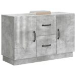 vidaXL Servírovacia skriňa so zásuvkou Betónovo sivá 89 x 34,5 x 57 cm – Obrázok 3