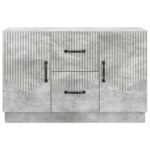 vidaXL Servírovacia skriňa so zásuvkou Betónovo sivá 89 x 34,5 x 57 cm – Obrázok 6