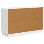 vidaXL Servírovacia skriňa Biela s vysokým leskom 89 x 34,5 x 57 cm – Obrázok 8