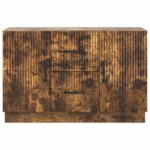vidaXL Servírovacia skriňa so zásuvkou Dymový dub 89 x 34,5 x 57 cm – Obrázok 6