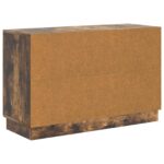 vidaXL Servírovacia skriňa so zásuvkou Dymový dub 89 x 34,5 x 57 cm – Obrázok 8