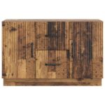 vidaXL Servírovacia skriňa so zásuvkou Staré drevo 89 x 34,5 x 57 cm – Obrázok 6