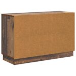 vidaXL Servírovacia skriňa so zásuvkou Staré drevo 89 x 34,5 x 57 cm – Obrázok 8