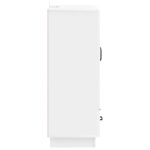 vidaXL Servírovacia skriňa Biela 66 x 34,5 x 92 cm Kompozitné drevo – Obrázok 6