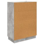 vidaXL Servírovacia skriňa so zásuvkou Betónovo sivá 66 x 34,5 x 92 cm – Obrázok 7