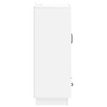 vidaXL Servírovacia skriňa Biela s vysokým leskom 66 x 34,5 x 92 cm – Obrázok 6