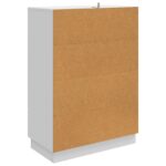 vidaXL Servírovacia skriňa Biela s vysokým leskom 66 x 34,5 x 92 cm – Obrázok 7