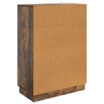 vidaXL Servírovacia skriňa so zásuvkou Dymový dub 66 x 34,5 x 92 cm – Obrázok 7
