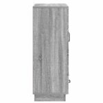 vidaXL Servírovacia skriňa so zásuvkou Sivá sonoma 66 x 34,5 x 92 cm – Obrázok 6