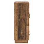 vidaXL Servírovacia skriňa so zásuvkou Staré drevo 66 x 34,5 x 92 cm – Obrázok 6