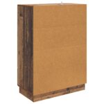 vidaXL Servírovacia skriňa so zásuvkou Staré drevo 66 x 34,5 x 92 cm – Obrázok 7