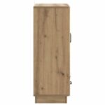 vidaXL Servírovacia skriňa so zásuvkou Dub artisan 66 x 34,5 x 92 cm – Obrázok 6