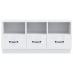 vidaXL TV skrinka Biela 102 x 34,5 x 47 cm Kompozitné drevo – Obrázok 6