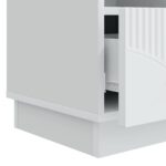 vidaXL TV skrinka Biela 102 x 34,5 x 47 cm Kompozitné drevo – Obrázok 9