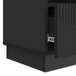 vidaXL TV skrinka Čierna 102 x 34,5 x 47 cm Kompozitné drevo – Obrázok 9