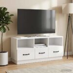 vidaXL TV skrinka Biela s vysokým leskom 102 x 34,5 x 47 cm – Obrázok 4