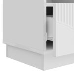 vidaXL TV skrinka Biela s vysokým leskom 102 x 34,5 x 47 cm – Obrázok 9