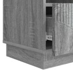 vidaXL TV skrinka Sivá sonoma 102 x 34,5 x 47 cm Kompozitné drevo – Obrázok 9