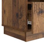 vidaXL TV skrinka Staré drevo 102 x 34,5 x 47 cm Kompozitné drevo – Obrázok 9