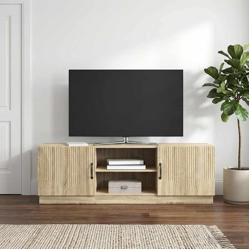 895377_1.jpg vidaXL TV skrinka Dub sonoma 150 x 31 x 47 cm Kompozitné drevo – Obrázok 1