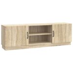 vidaXL TV skrinka Dub sonoma 150 x 31 x 47 cm Kompozitné drevo – Obrázok 2