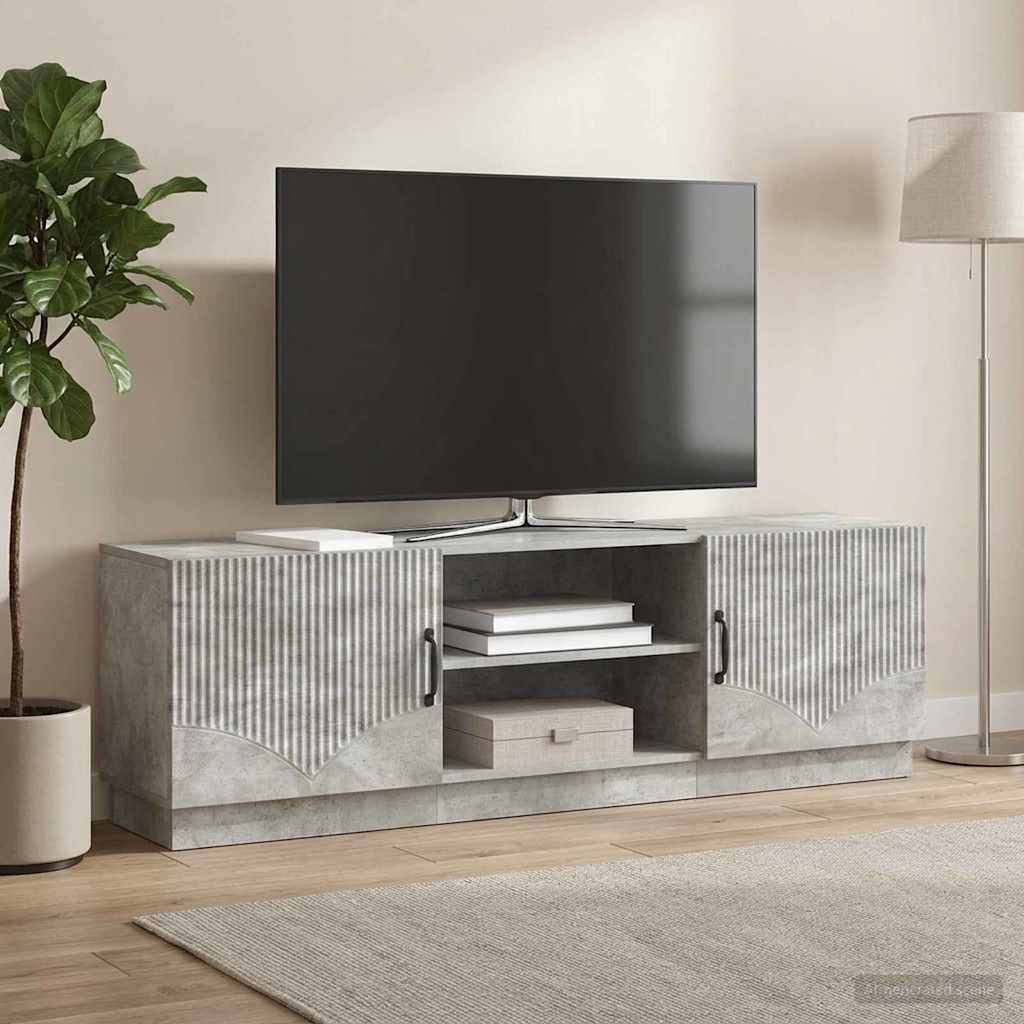 895378_1.jpg vidaXL TV skrinka Betónovo sivá 150 x 31 x 47 cm Kompozitné drevo – Obrázok 1