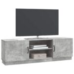 vidaXL TV skrinka Betónovo sivá 150 x 31 x 47 cm Kompozitné drevo – Obrázok 3