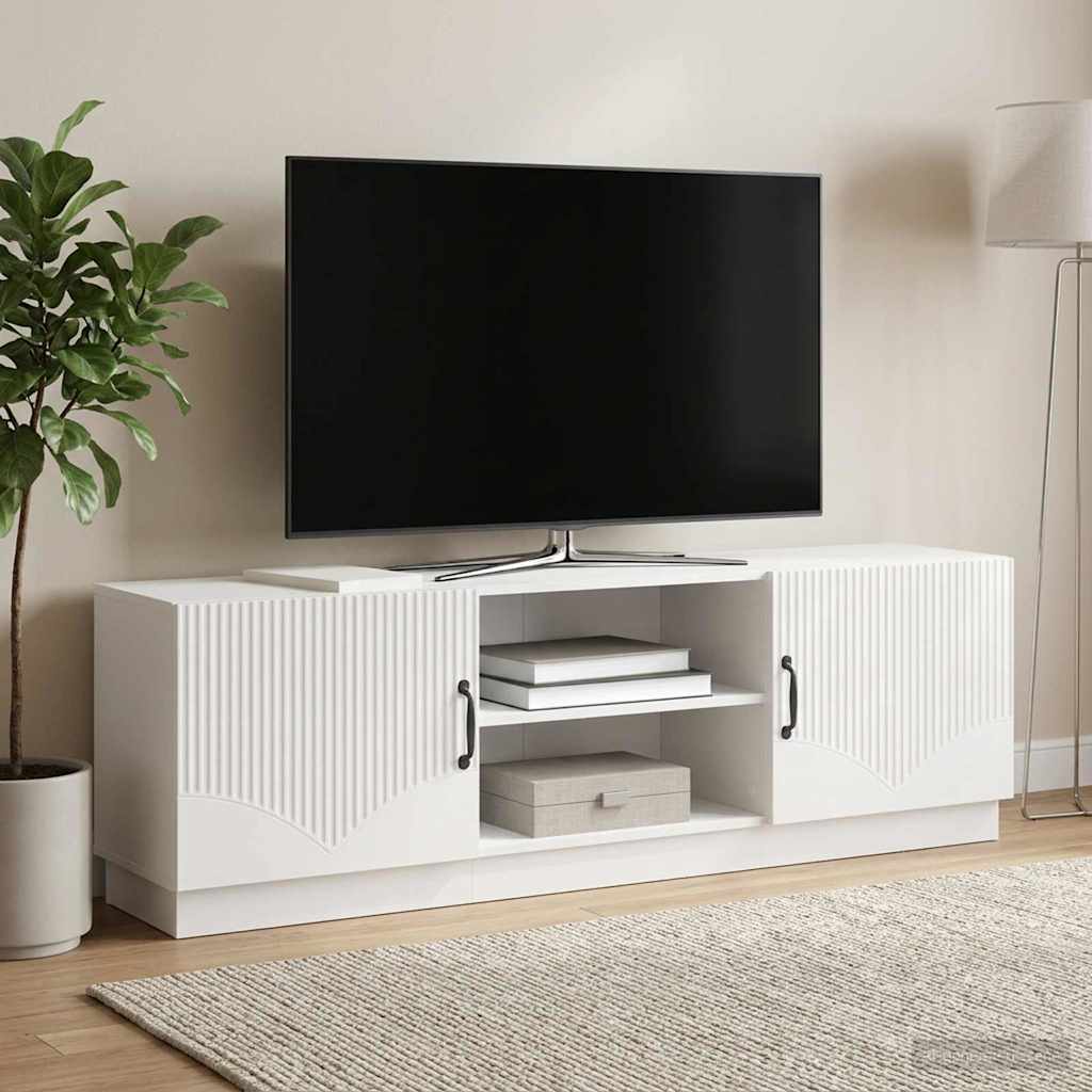 895379_1.jpg vidaXL TV skrinka Biela s vysokým leskom 150 x 31 x 47 cm – Obrázok 1