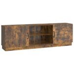 vidaXL TV skrinka Dymový dub 150 x 31 x 47 cm Kompozitné drevo – Obrázok 2