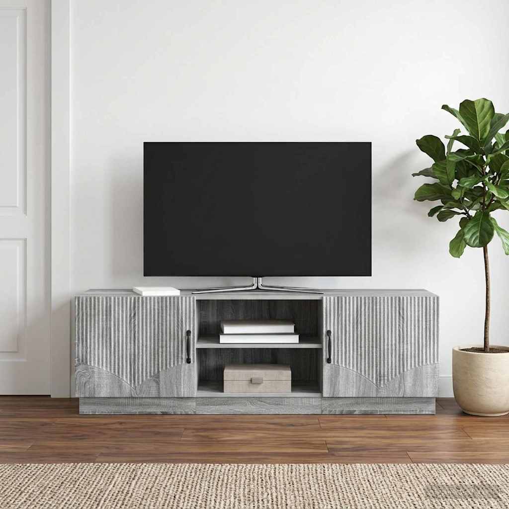 895381_1.jpg vidaXL TV skrinka Sivá sonoma 150 x 31 x 47 cm Kompozitné drevo – Obrázok 1