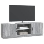 vidaXL TV skrinka Sivá sonoma 150 x 31 x 47 cm Kompozitné drevo – Obrázok 3