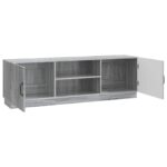 vidaXL TV skrinka Sivá sonoma 150 x 31 x 47 cm Kompozitné drevo – Obrázok 5