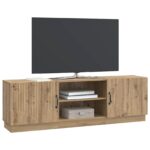 vidaXL TV skrinka Dub artisan 150 x 31 x 47 cm Kompozitné drevo – Obrázok 3
