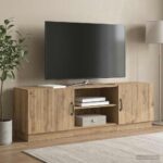vidaXL TV skrinka Dub artisan 150 x 31 x 47 cm Kompozitné drevo – Obrázok 4