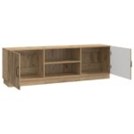 vidaXL TV skrinka Dub artisan 150 x 31 x 47 cm Kompozitné drevo – Obrázok 5