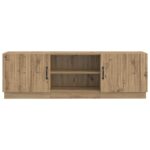 vidaXL TV skrinka Dub artisan 150 x 31 x 47 cm Kompozitné drevo – Obrázok 6
