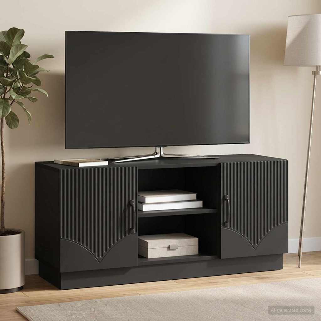 895386_1.jpg vidaXL TV skrinka Čierna 102 x 34,5 x 47 cm Kompozitné drevo – Obrázok 1