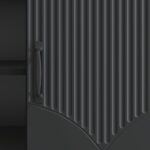 vidaXL TV skrinka Čierna 102 x 34,5 x 47 cm Kompozitné drevo – Obrázok 10
