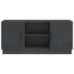 vidaXL TV skrinka Čierna 102 x 34,5 x 47 cm Kompozitné drevo – Obrázok 6
