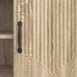 vidaXL TV skrinka Dub sonoma 102 x 34,5 x 47 cm Kompozitné drevo – Obrázok 10