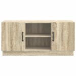vidaXL TV skrinka Dub sonoma 102 x 34,5 x 47 cm Kompozitné drevo – Obrázok 6