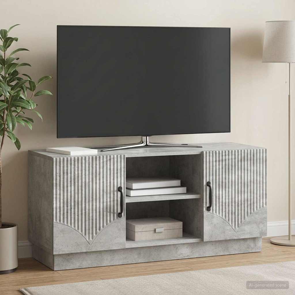 895388_1.jpg vidaXL TV skrinka Betónovo sivá 102 x 34,5 x 47 cm Kompozitné drevo – Obrázok 1