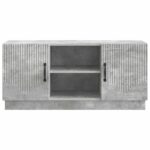 vidaXL TV skrinka Betónovo sivá 102 x 34,5 x 47 cm Kompozitné drevo – Obrázok 6
