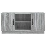 vidaXL TV skrinka Sivá sonoma 102 x 34,5 x 47 cm Kompozitné drevo – Obrázok 6