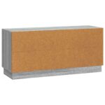 vidaXL TV skrinka Sivá sonoma 102 x 34,5 x 47 cm Kompozitné drevo – Obrázok 8