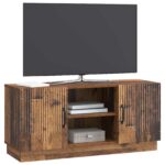 vidaXL TV skrinka Staré drevo 102 x 34,5 x 47 cm Kompozitné drevo – Obrázok 3