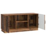 vidaXL TV skrinka Staré drevo 102 x 34,5 x 47 cm Kompozitné drevo – Obrázok 5