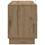 vidaXL TV skrinka Dub artisan 102 x 34,5 x 47 cm Kompozitné drevo – Obrázok 7